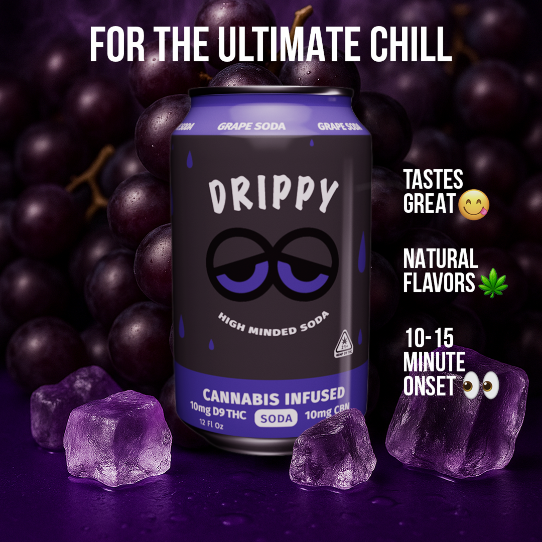 Grape Sunset THC-Infused Soda | Bold Grape Soda Weed Drink Grape Sunset THC-Infused Soda | Bold Grape Soda Weed Drink