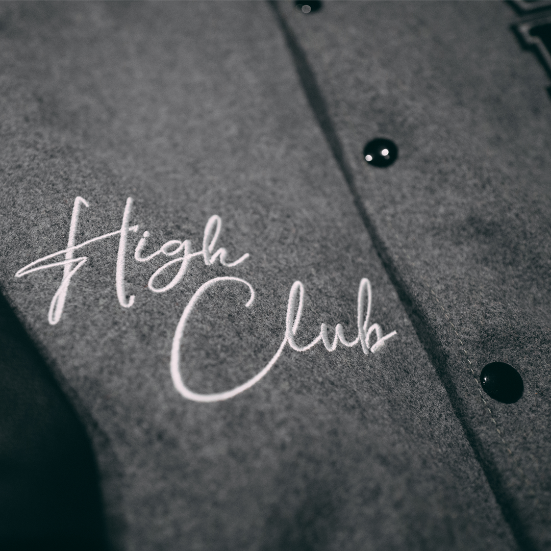 Handmade HIGH CLUB Varsity Jacket